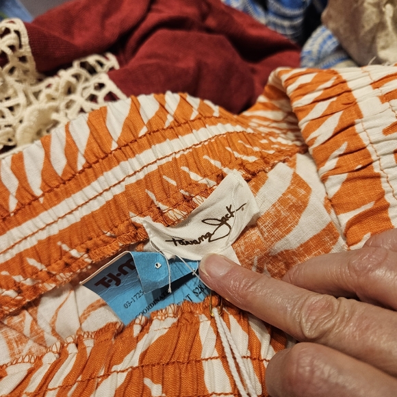 Panama JACK Tropical Leaf Print Pants - Picture 3 of 6